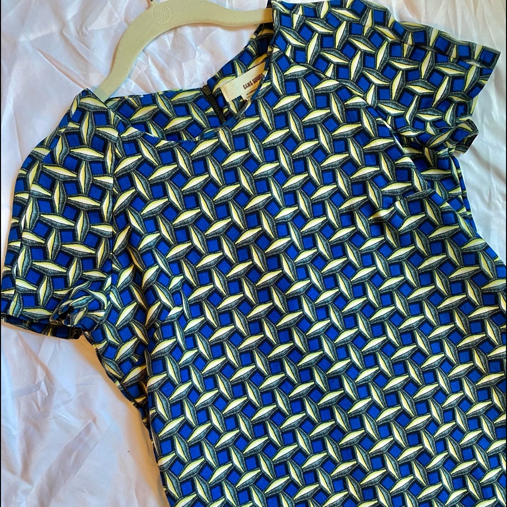Blue Mini Dress